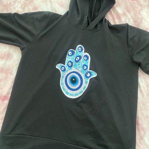 Evil Eye Black Hoodie